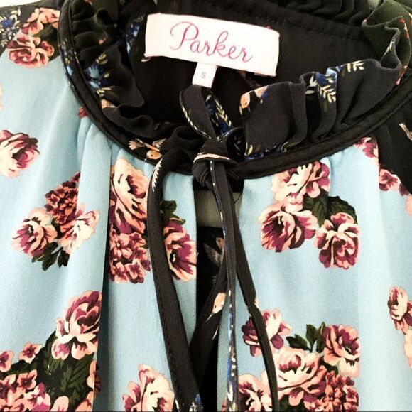 Parker Anastasia PatchworkCold-Shoulder Dress - Picture 5 of 7